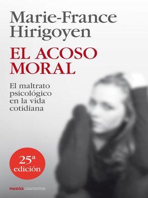 cover image of El acoso moral